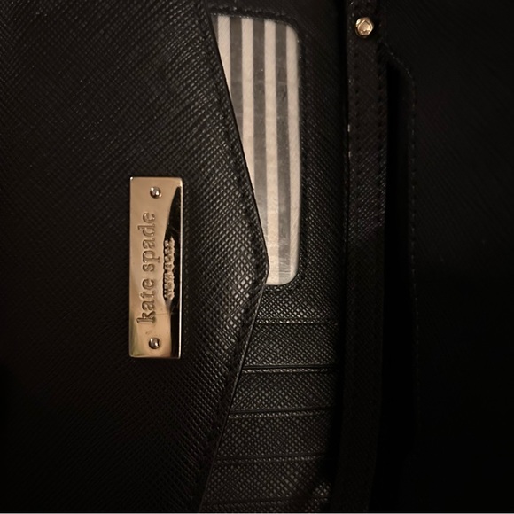 Kate Spade Saffiano Leather wristlet, phone holder, wallet - Picture 11 of 14